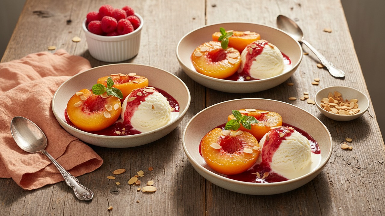 Peach Melba