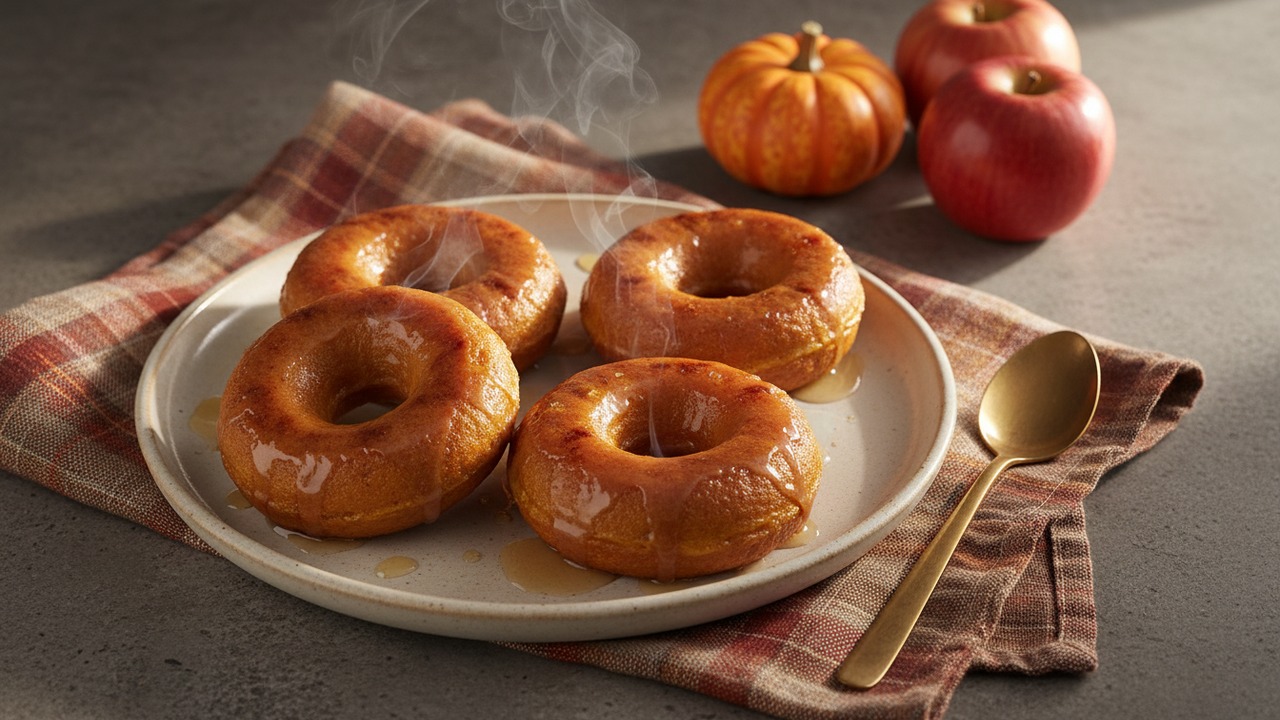 Skillet-Grilled Pumpkin Donuts