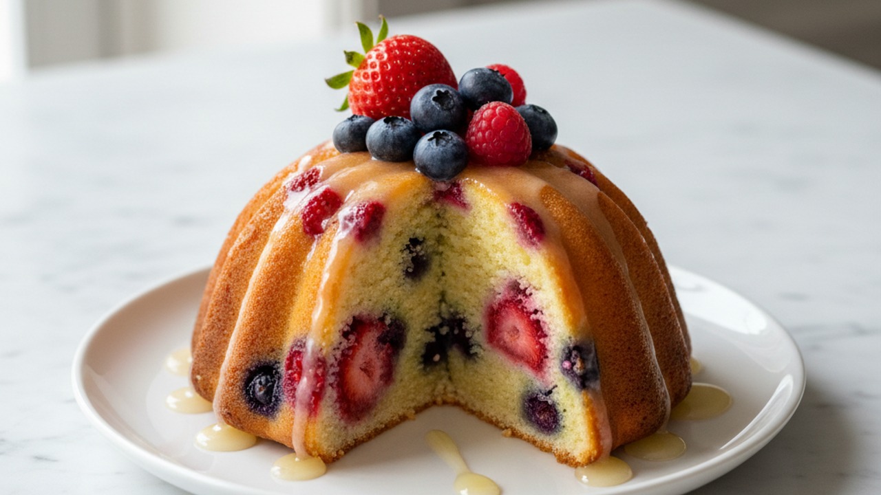 Summer Berry Cake