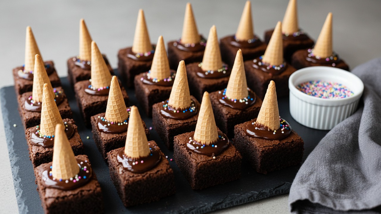 Witch Hat Brownies